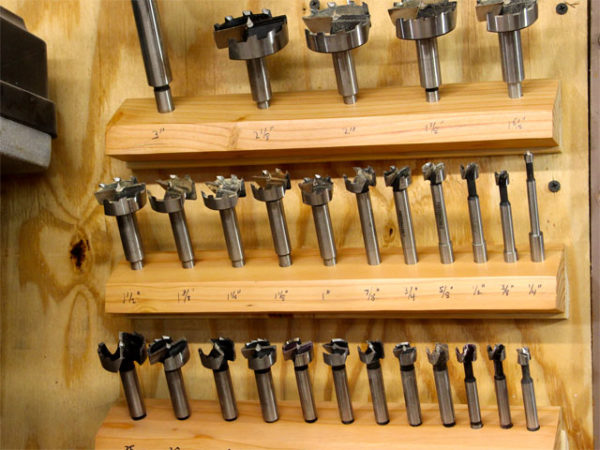 Drill Bit Racks - Home Built Workshop