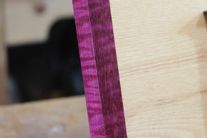 flamed purpleheart