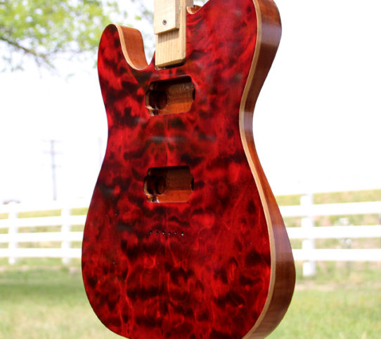 quilted maple top, Home Built Workshop