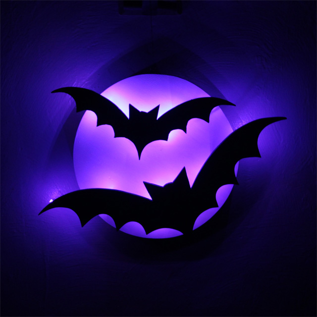 Lighted Halloween Decoration, Home Built Workshop