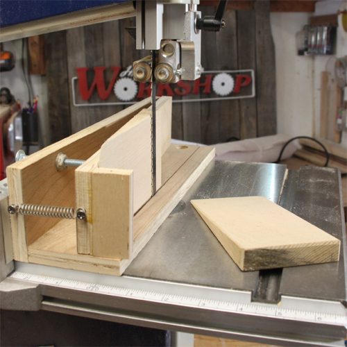 Make a Simple Taper Jig for the Bandsaw - Home Built Workshop