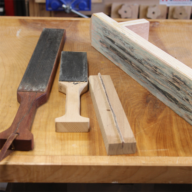 Making and Using a Leather Bench Strop - Home Built Workshop