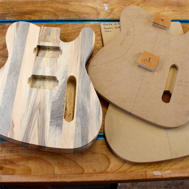 How To Build A Guitar Using Router Templates Home Built Workshop
