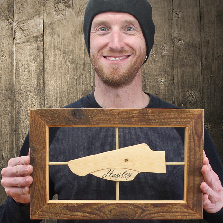 Barnwood Picture Frame Headstock Display