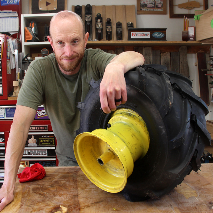 Changing Lawn Mower Rear Tires