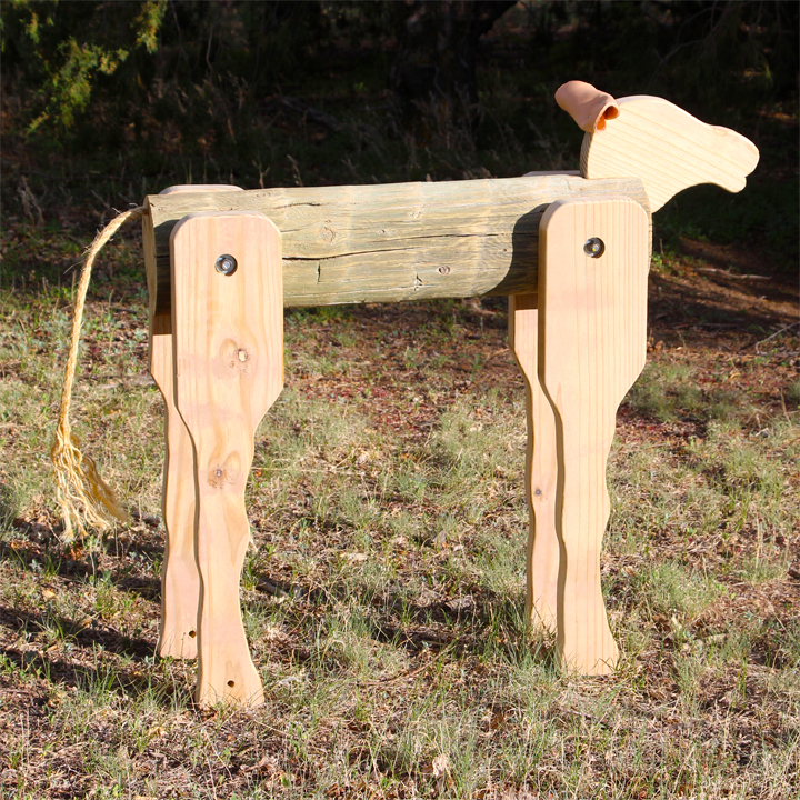 Making a Wooden Cow Dummy He Kicked Me! Home Built