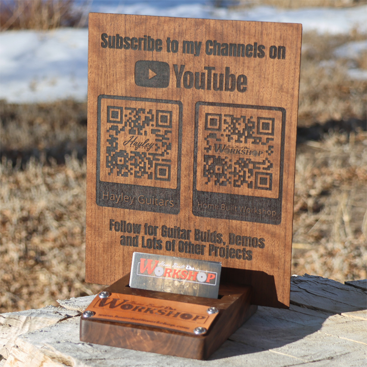 Laser Engraved QR Code Sign with the xTool D1 Pro