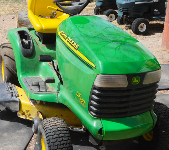 John Deere LT160 Riding Mower Bumper and Hood Replacement