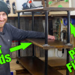 Building an awesome rolling shelf by Home Built Workshop